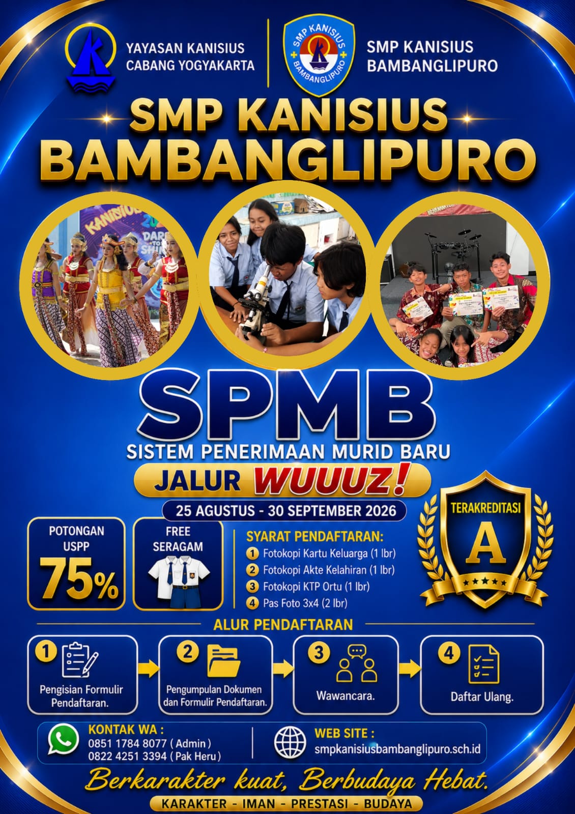 PPDB Jalur Wuzz Sudah dibuka!!